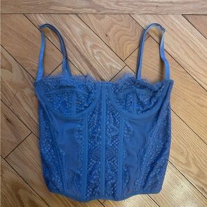 🌹5 for $50🌹Blue Lace Bustier Top